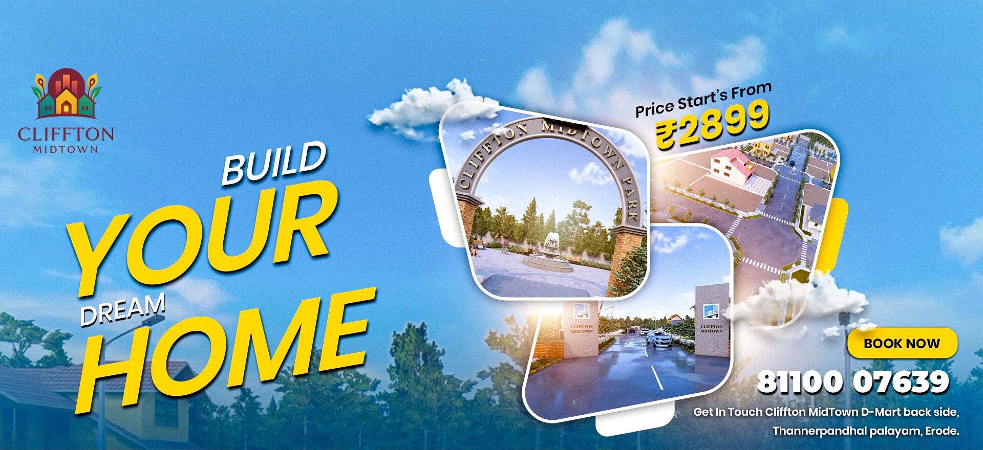 Mid Town is a well designed villa plot community in Erode, offering secure surroundings, modern amenities, etc...
